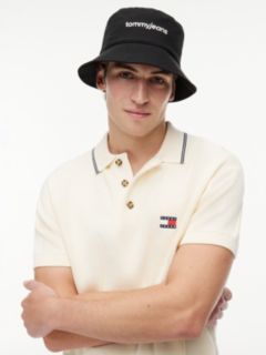 Logo Embroidery Bucket Hat — Black 4
