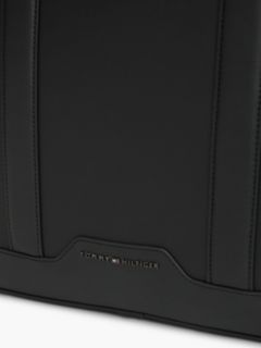 Textured Global Stripe Laptop Bag — Black 5