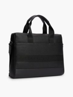 Modern Textured Flag Laptop Bag — Black 3
