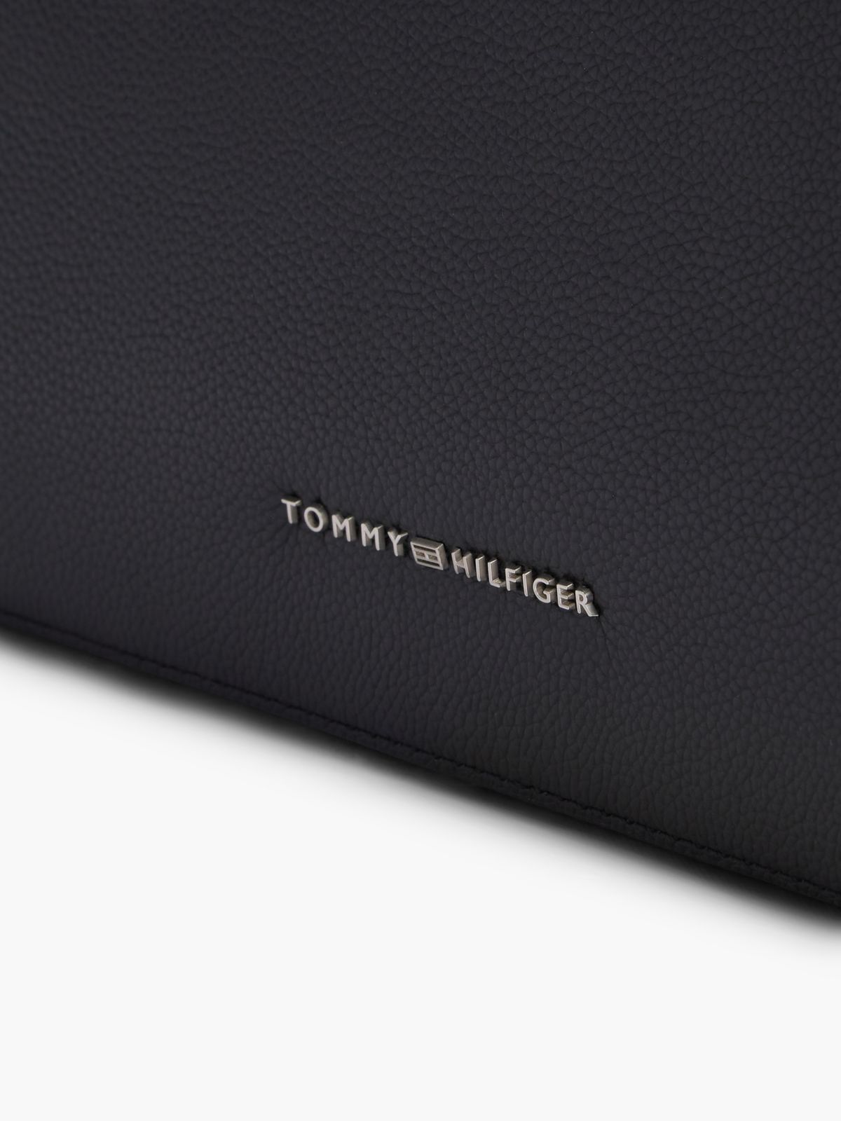 TH Business Leather Laptop Bag — Black