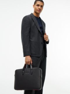 TH Business Textured Laptop Bag — Black 2