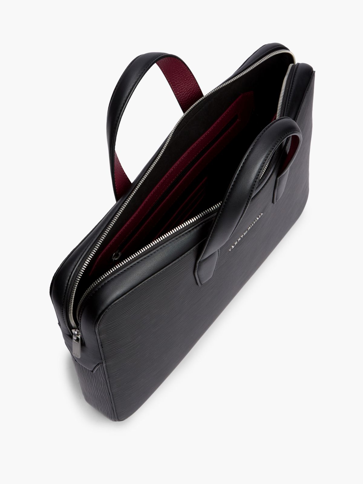TH Business Textured Laptop Bag — Black
