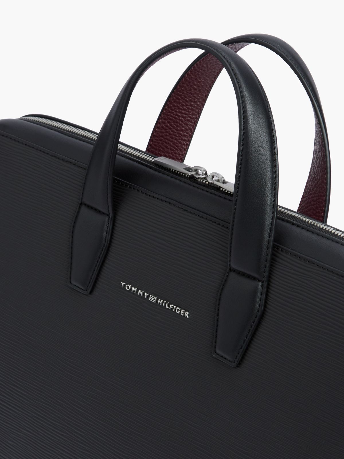 TH Business Textured Laptop Bag — Black