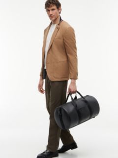 Enamel Flag Perforated Duffel Bag — Black 2