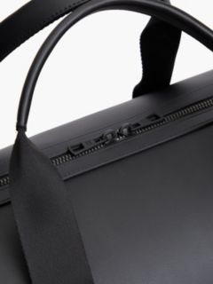 Enamel Flag Perforated Duffel Bag — Black 5