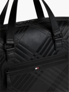 Corporate Flag Check Duffel Bag — Black 5