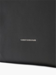 TH Business Leather Logo Tote Bag — Black 5