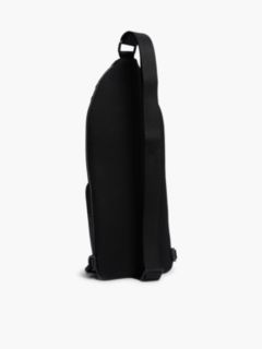 Modern Textured Flag Sling Bag — Black 3