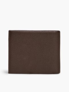 Corporate Leather Bifold Card And Coin Wallet — Brown 2