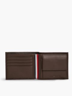 Corporate Leather Bifold Card And Coin Wallet — Brown 3