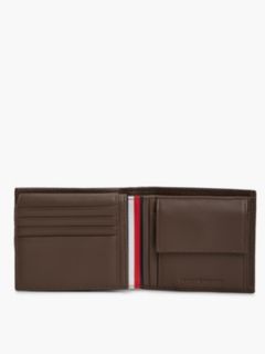 Corporate Leather Bifold Card And Coin Wallet — Brown 3