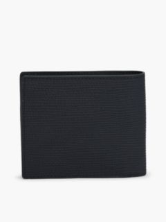 TH Business Leather Bifold Card And Coin Wallet — Blue 2