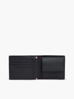 TH Business Leather Bifold Card And Coin Wallet — Blue 3