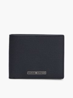 TH Business Leather Bifold Credit Card Wallet — Blue 1
