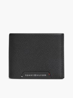 Corporate Leather Credit Card Bifold Wallet — Black 1