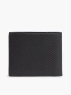 Perforated Leather Bifold Wallet — Black 2