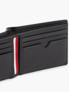 Perforated Leather Bifold Wallet — Black 4