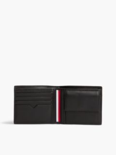 Perforated Leather Card And Coin Wallet — Black 4