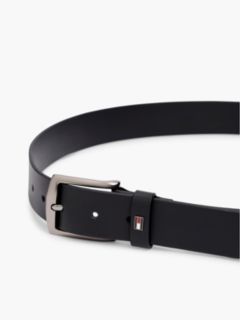 Denton Leather Enamel Flag Belt — Black 3