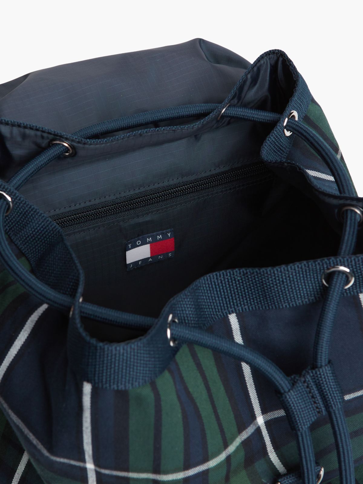 Archive Flag Badge Check Backpack — Green