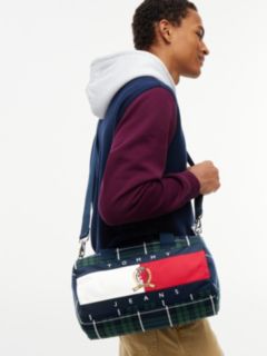 Archive Flag Badge Check Duffel Bag — Green 2