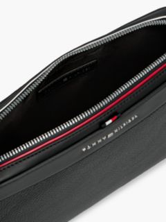 Metal Logo Textured Pouch — Black 4