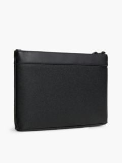 Modern Textured Flag Pouch — Black 2