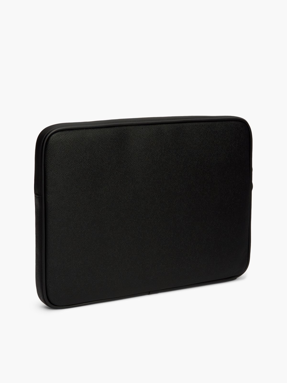 Modern Embossed Flag Laptop Sleeve — Black