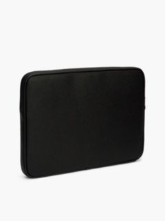 Modern Embossed Flag Laptop Sleeve — Black 2