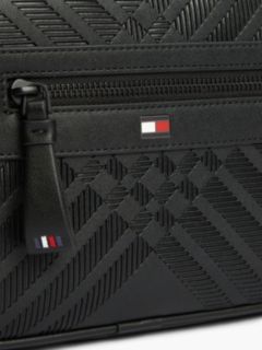 Corporate Textured Flag Crossbody Camera Bag — Black 5