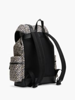 TH Monogram Jacquard Flap Backpack — Blue 3