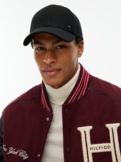 Wool Blend Six-Panel Cap — Black 4