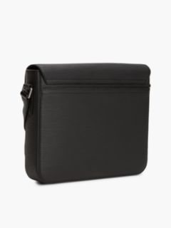 TH Business Textured Crossbody Messenger Bag — Black 3