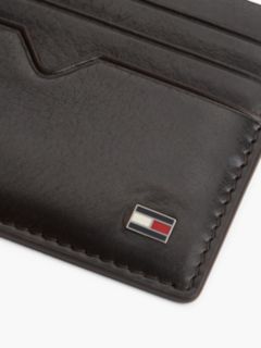 Leather Credit Card Holder And Belt Gift Set — Brown 4