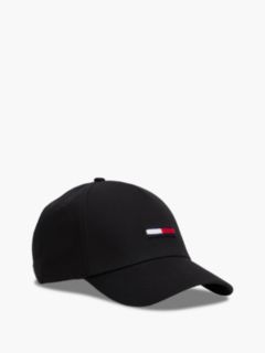 Flag Front Baseball Cap — Black 1