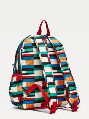 tommy hilfiger plaid backpack