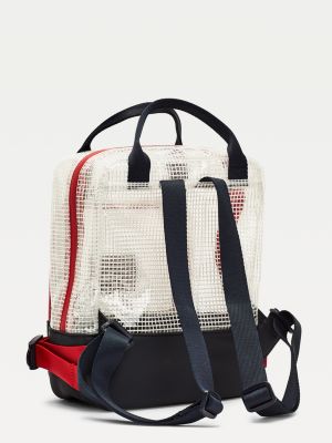 tommy hilfiger clear backpack