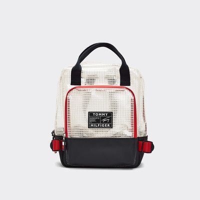 tommy hilfiger clear backpack