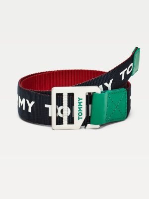 tommy logo belt