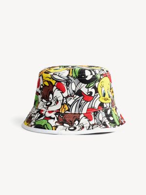 Tommy Jeans X Looney Tunes Reversible Bucket Hat Blue Tommy