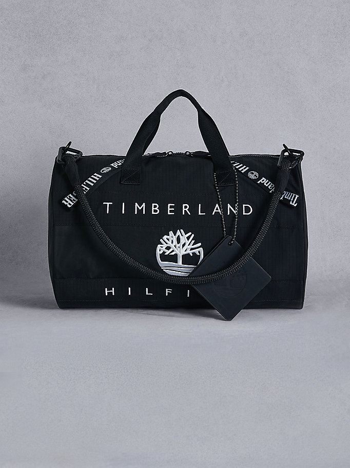 black tommyxtimberland reimagined duffle bag for unisex tommy hilfiger