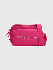 pink kids' th established camera bag for kids unisex tommy hilfiger