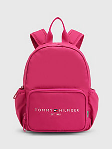 розовый компактный детский рюкзак th established для kids unisex - tommy hilfiger