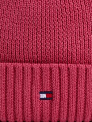 berretto essential bambino/a con bandierina rosa da unisex bambino tommy hilfiger