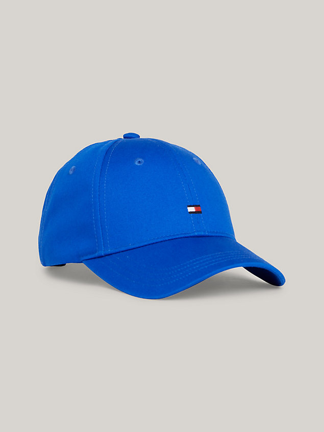 blue kids' essential flag baseball cap for kids unisex tommy hilfiger