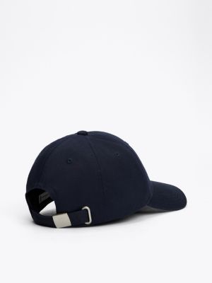 blau kids essential baseball-cap mit flag für unisex kinder - tommy hilfiger