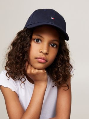 blue kids' essential flag baseball cap for kids unisex tommy hilfiger