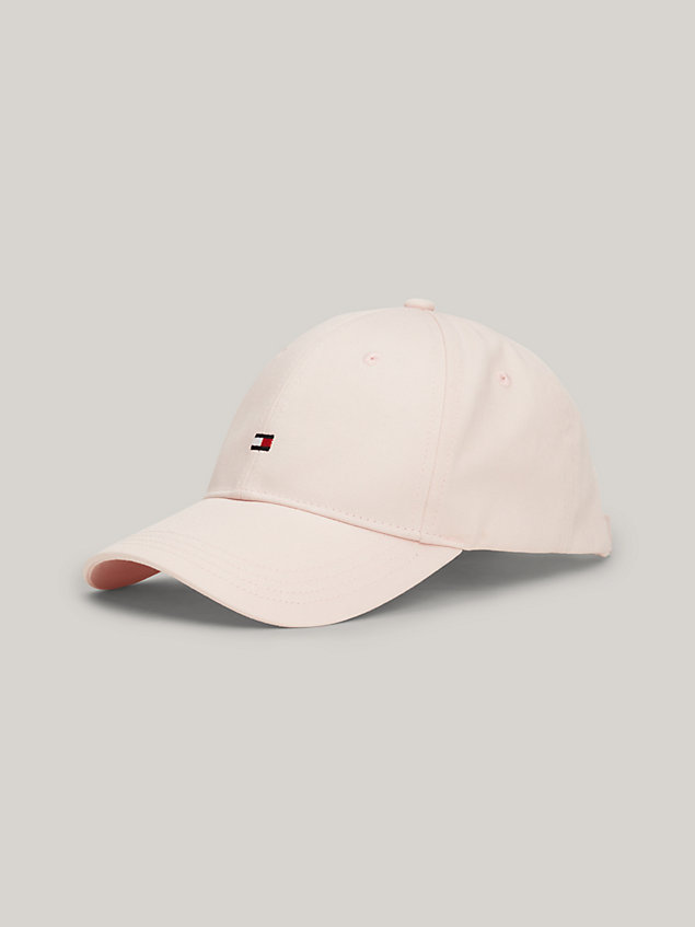 pink kids essential baseball-cap mit flag für kids unisex - tommy hilfiger