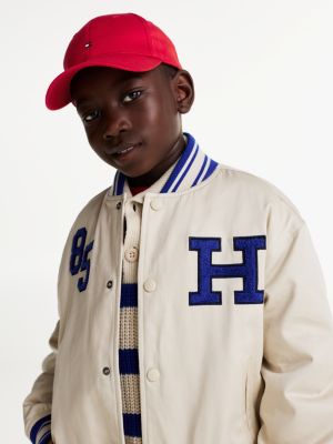 casquette essential à drapeau pour enfant rouge pour enfant unisexe tommy hilfiger