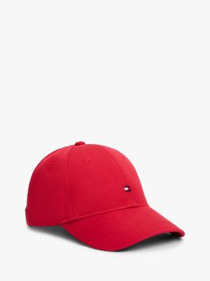 cappello da baseball essential bambino/a rosso da unisex bambino tommy hilfiger